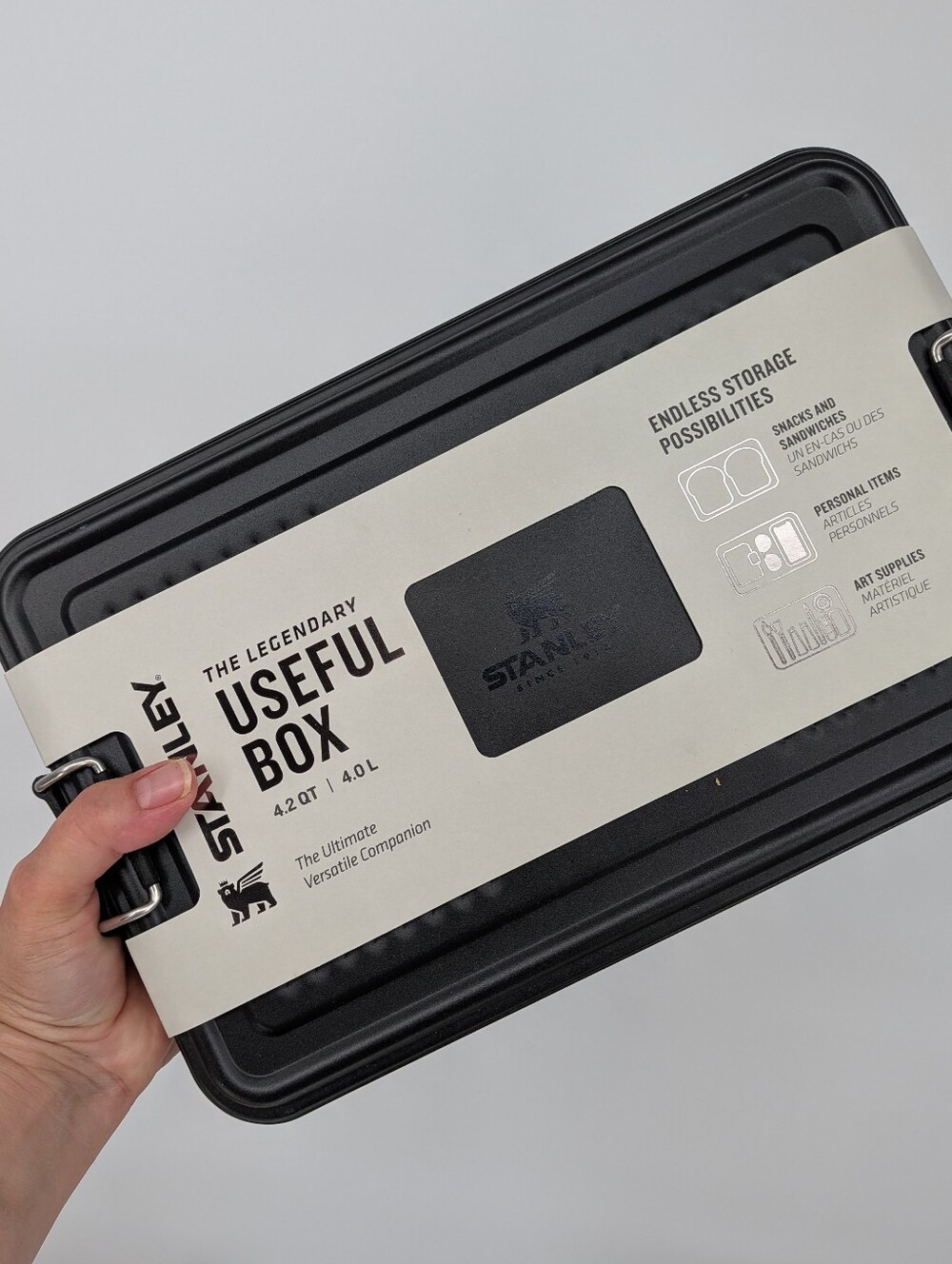 NEW STANLEY Classic Legendary Useful Box make up tools 4.2 QT Black lunch craft